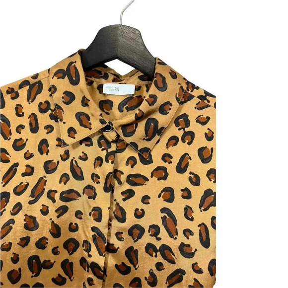 ROSETTA GETTY Leopard Print Relaxed Shirt - Picture 7 of 9